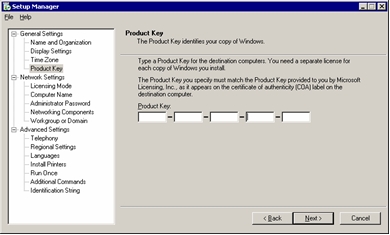 Windows 2003 Activation