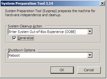 System Preparation Tool (Sysprep)